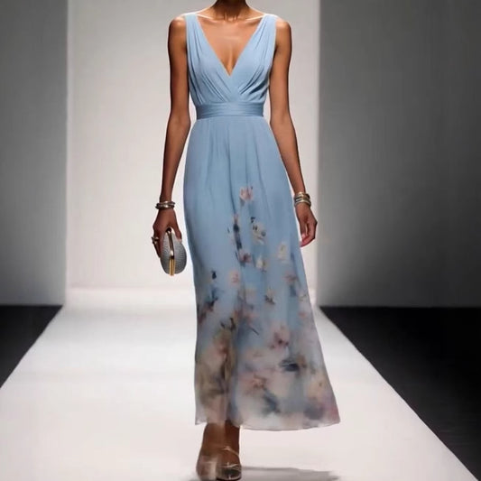 Evening Gown Elegant V-neck Cross-border Dress