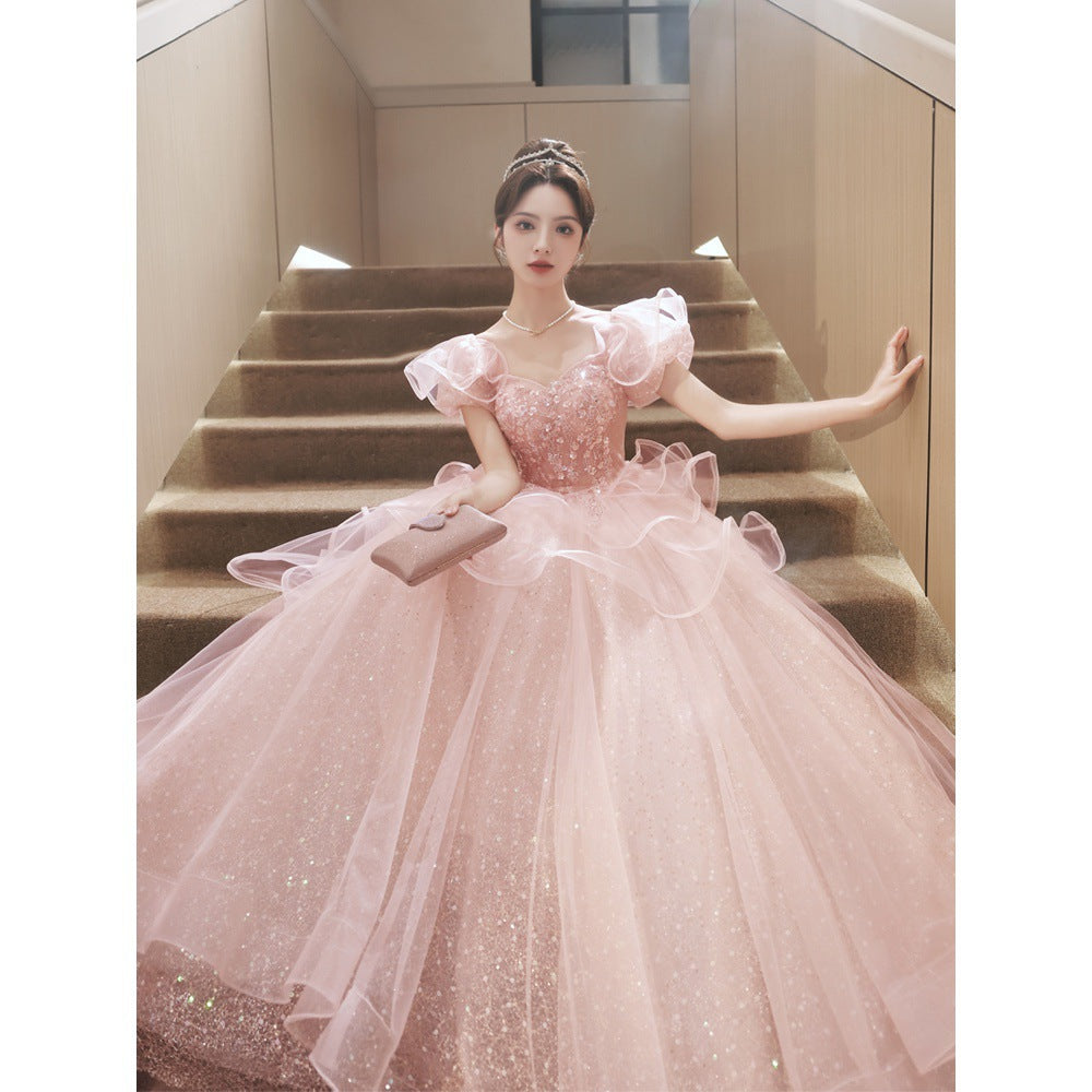 Evening Dress Women's Banquet Ceremony Exam Super Fairy Princess