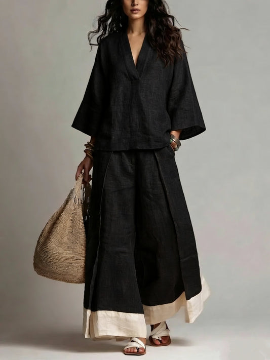 Floral Lace Gown – High-Neck Sheer Maxi with Velvet Detailing
