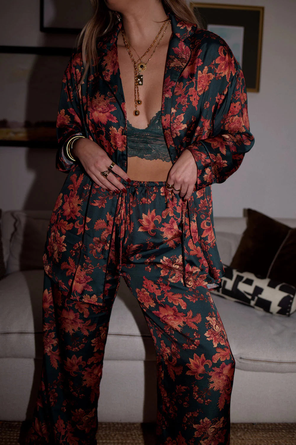 Pajama Top & Bottom Set