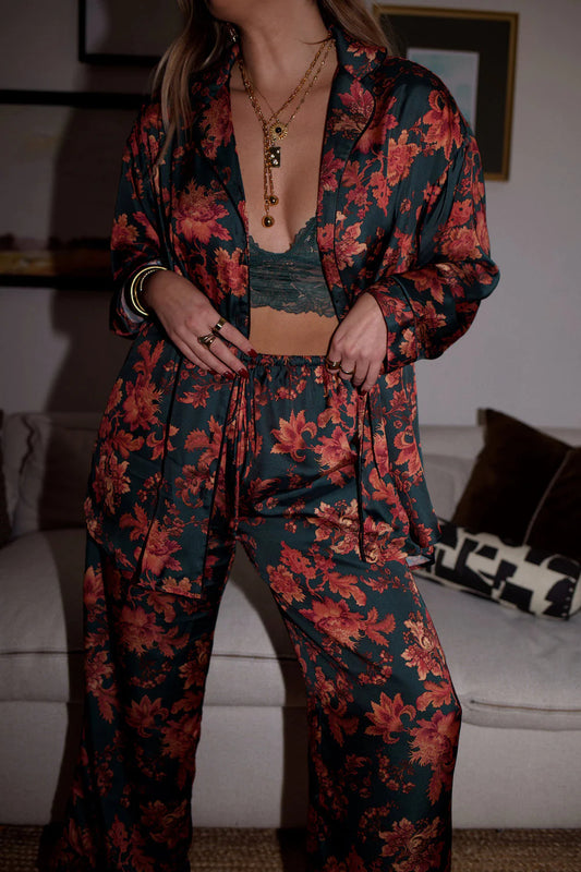 Pajama Top & Bottom Set