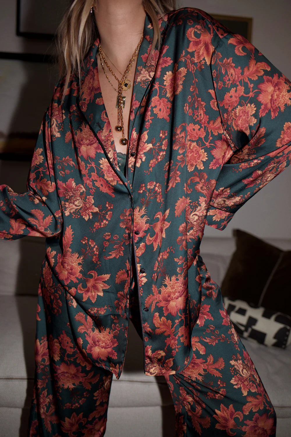 Pajama Top & Bottom Set