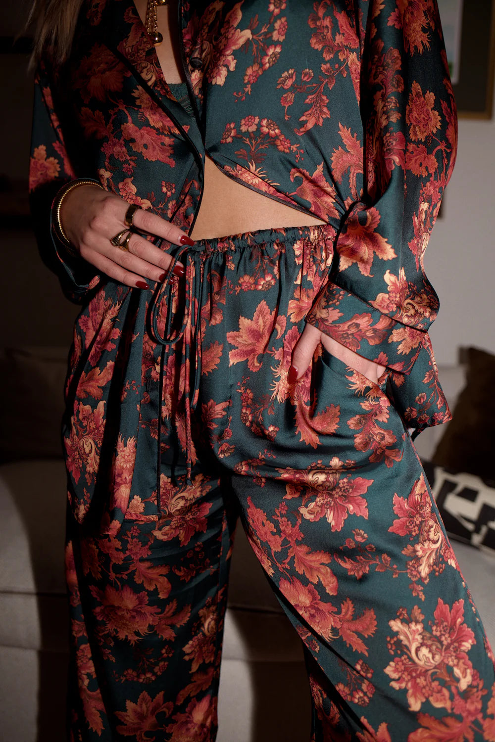 Pajama Top & Bottom Set