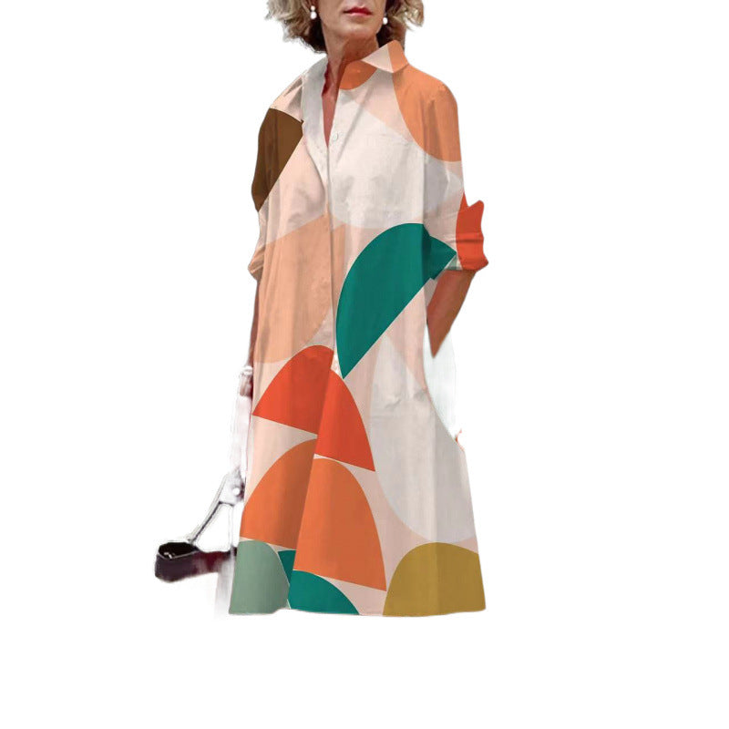 Plus-size Loose-fitting Top Dress