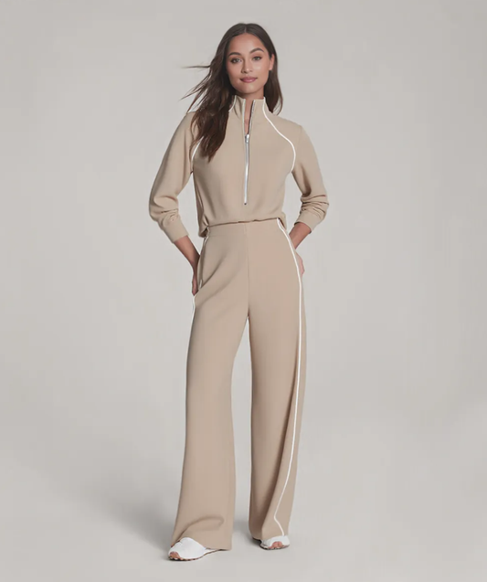 Everyday Cozy Half Zip Jumpsuit