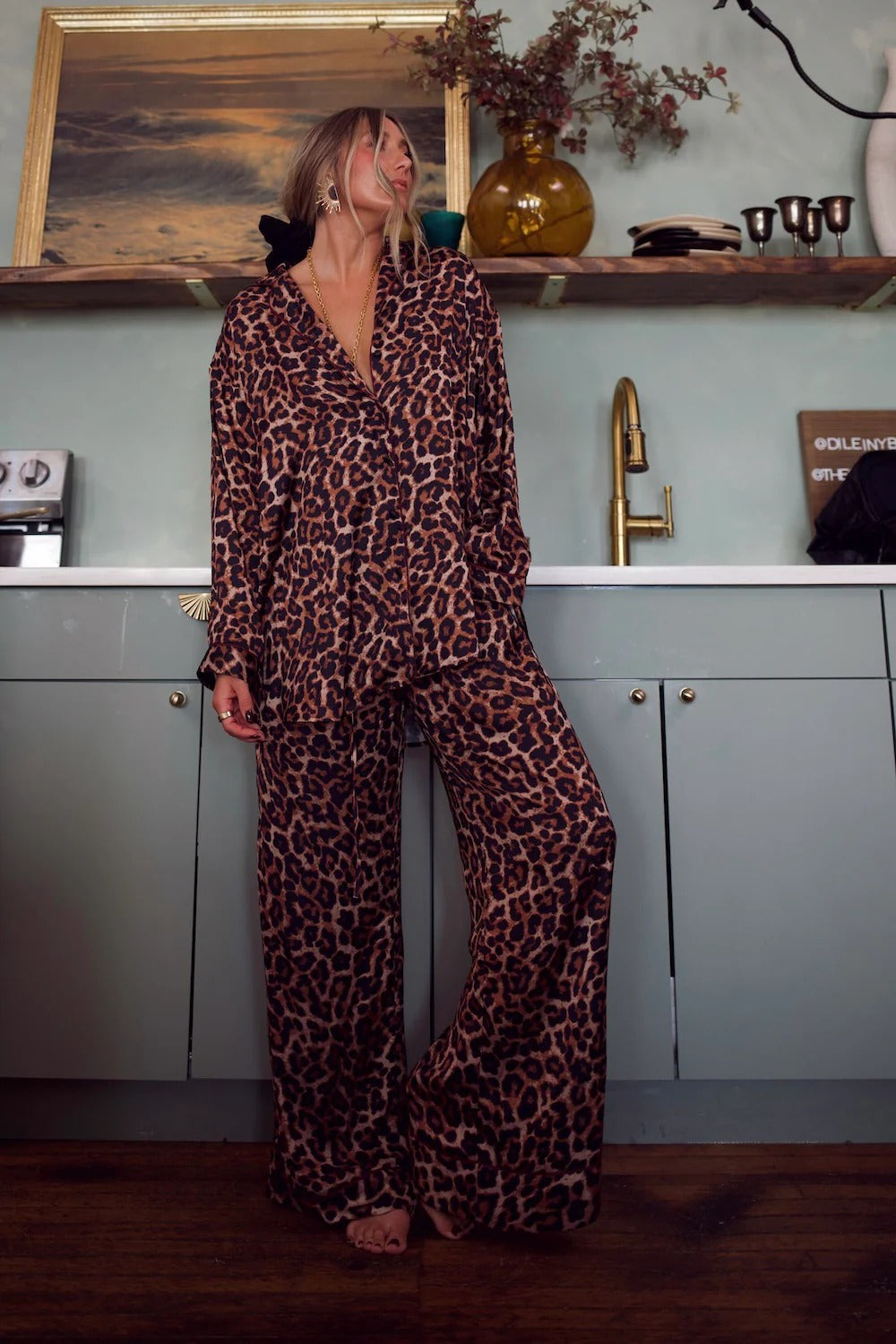 Pajama Top & Bottom Set