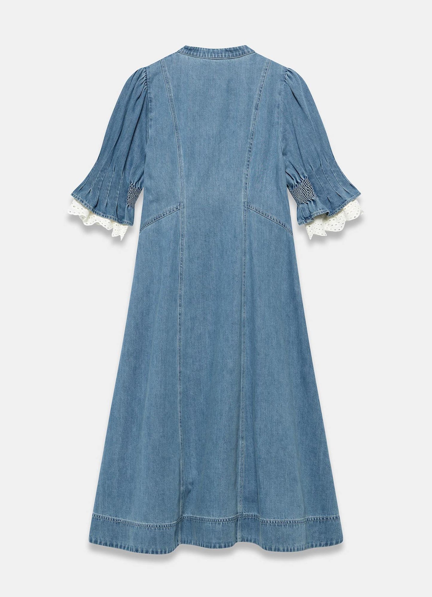 Mid Indigo Denim Midi Dress